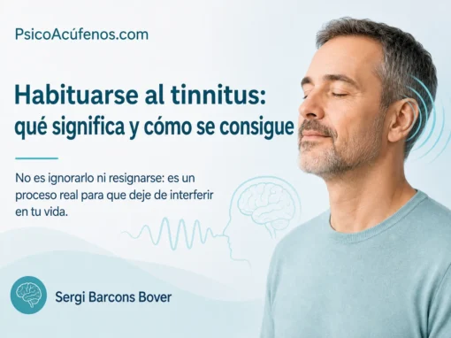 Habituarse al tinnitus: qué significa y cómo se consigue Habituarse al tinnitus: qué significa y cómo se consigue